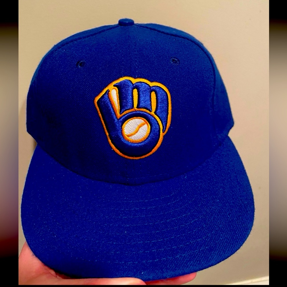 Milwaukee brewers home hat 7 1/4